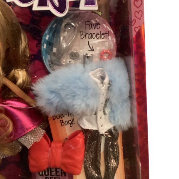 NEW 2015 Bratz Metallic Madness Blonde Raya Doll Party Dress Accessories - Picture 11 of 14